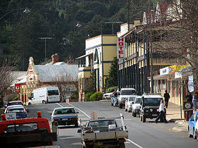 La grand'rue de Bridgetown