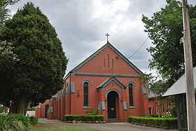 L'église catholique de Bungaree
