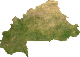 carte : Géographie du Burkina Faso
