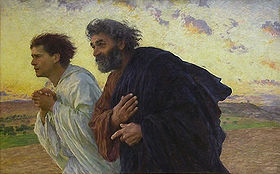 Image illustrative de l'article Les Disciples Pierre et Jean courant au sépulcre le matin de la Résurrection