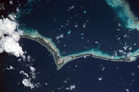 Image satellite de Butaritari.
