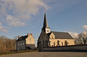 La place de l'église.