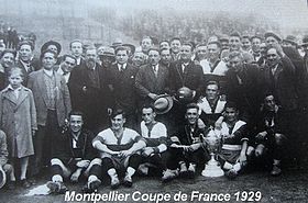 L'équipe victorieuse du SO Montpellier