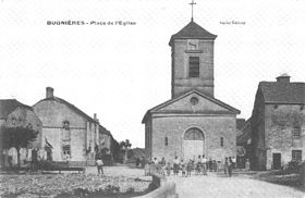 Carte postale ancienne de la place de l'Église