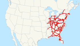 CSX Transportation system map.svg