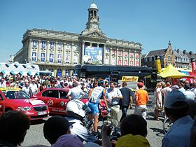 Départ de l'étape du Tour de France 2010 à Cambrai