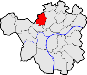 Localisation de Saint-Marc dans la commune de Namur