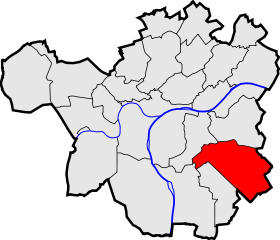 Localisation de Wierde dans la commune de Namur