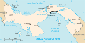 carte : Géographie du Panama