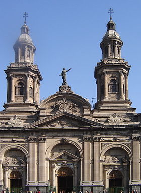 Image illustrative de l'article Cathédrale métropolitaine de Santiago du Chili