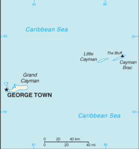 Localisation de George Town (îles Caïmans)