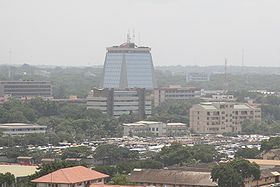 Centre-ville d'Accra, quartier des affaires