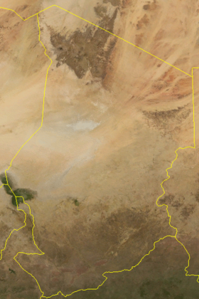 carte : Géographie du Tchad