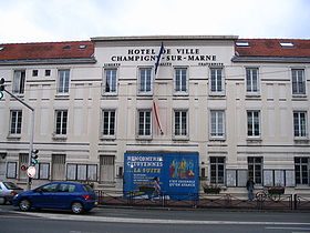 L'hôtel de ville de Champigny-sur-Marne