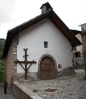 Vue extérieure de la chapelle