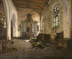 Alexandre Bloch, La Chapelle de La Madeleine à Malestroit - 15 nivose an III, 1886