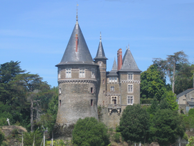 Château de Pornic, vu de Gourmalon