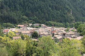 Le village de Châtillon en Diois