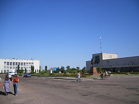 Place centrale de Tcherniakhiv