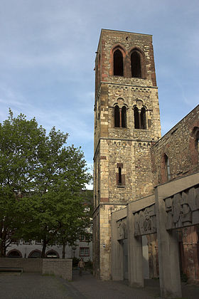 Les ruines de l'église Saint-Christophe
