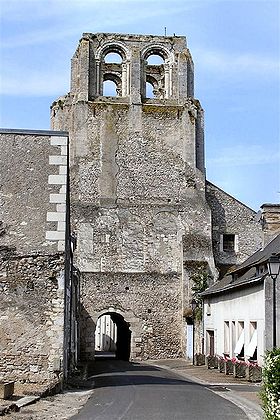 L'ancien clocher de l'abbaye