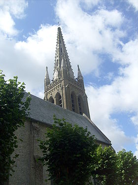 Clocher de l'église Saint-Omer