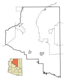 Coconino County incorporated areas Supai highlighted.svg