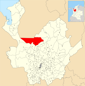Carte de Ituango