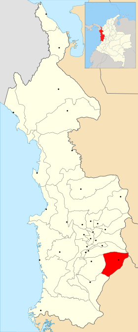 Carte de San José del Palmar
