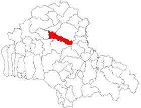 Localisation de Comăna (Brașov)
