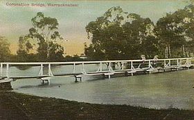 Coronation bridge à Warracknabeal