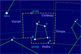 Image illustrative de l'article Corbeau (constellation)