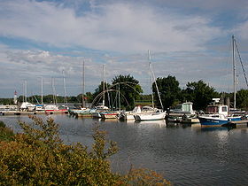 Le port sur la Loire.