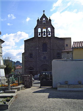 L'église de Coubon.
