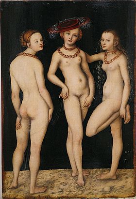 Image illustrative de l'article Les Trois Grâces (Cranach l'Ancien)