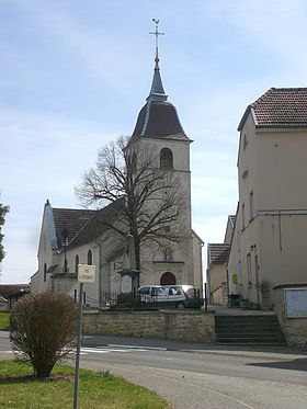 L'église et son clocher à l'impériale