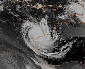 Cyclone Olivia à son maximum au large de l’Australie-Occidentale