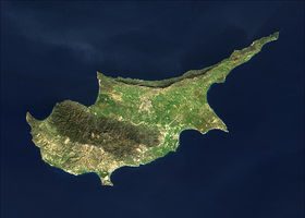 carte : Géographie de Chypre