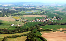 Vue aérienne de Rokytno.