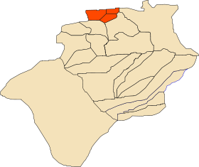 Localisation de la daïra dans la Wilaya de Béchar