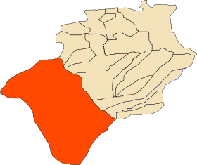 Localisation de la daïra dans la Wilaya de Béchar