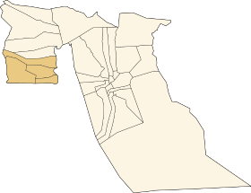 Localisation de la daïra dans la Wilaya d'El Oued