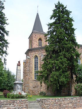 Église et monument aux morts