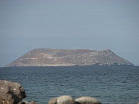 Vue de l'île Daphne.