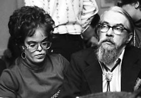 Judy-Lynn and Lester del Rey en 1974