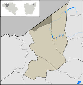 Localisation de De Klinge au sein de Saint-Gilles-Waes