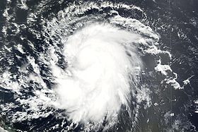 L'ouragan Dean, le 16 août 2007.