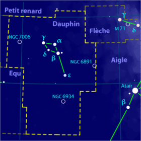 Image illustrative de l'article Dauphin (constellation)