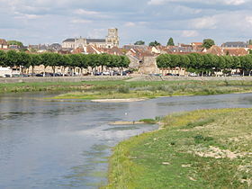 Digoin vu de la Loire