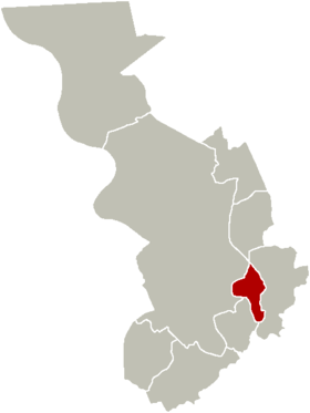 Localisation de Borgerhout au sein d'Anvers